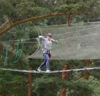  Attraversamento del ponte tibetano 